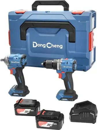 DongCheng DCKIT28 Type EK (шуруповерт, гайковерт, 2 АКБ, кейс) – изображение в каталоге