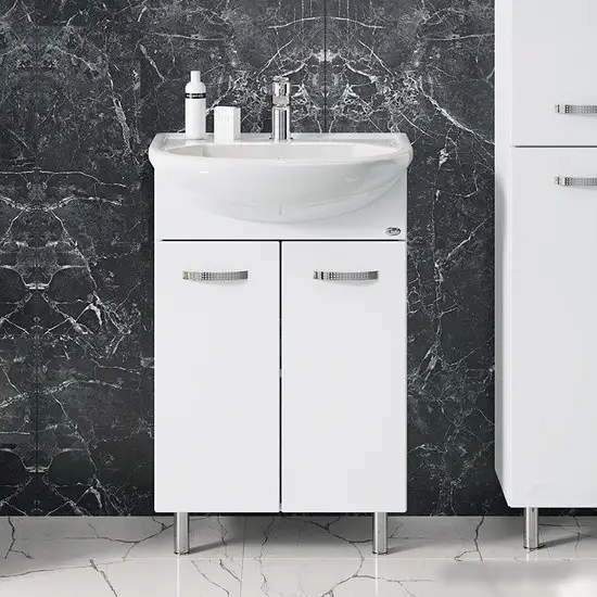 Onika Тумба под умывальник Коралл 55.10 105558 (белый) – фото товара