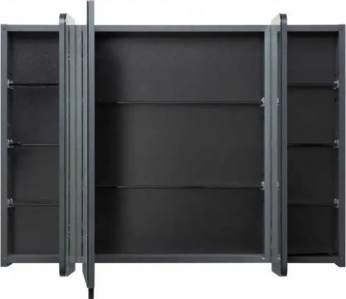 Акватон Шкаф с зеркалом для ванной Ар-Деко 105 1A291702DD8D0 (серый кобальт) – фото товара