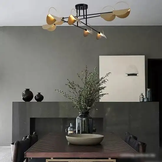 Люстра средней высоты Евросвет Grazia 70148/8 черный/золото – фото товара