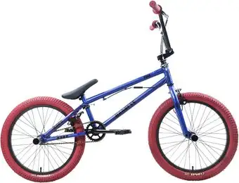 Велосипед Stark Madness BMX 2 2025 (фиолетовый/матовый черный/бургунди)