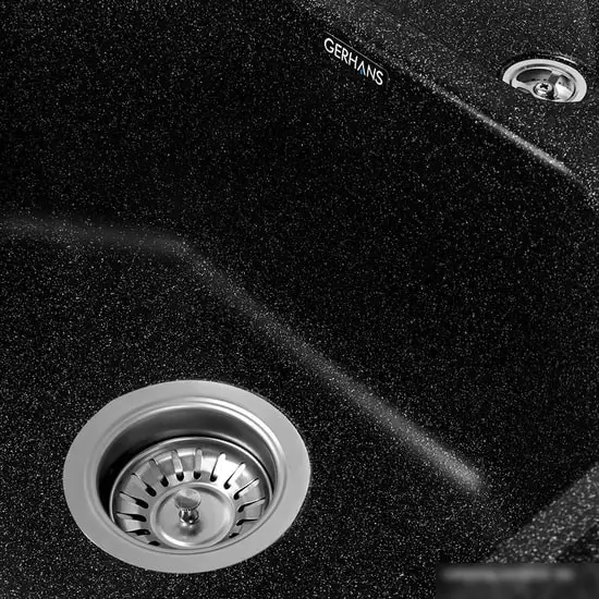 Кухонная мойка Gerhans E08 (черный) - фото товара