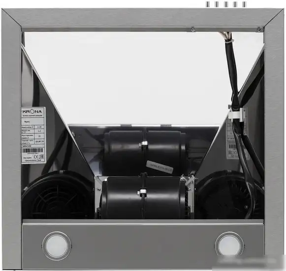 Кухонная вытяжка Krona Brief 500 Inox PB (нержавеющая сталь) - фото товара