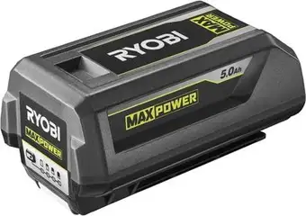 Аккумулятор Ryobi Max Power RY36B50B 5133005550 (36В/5 Ач) – изображение в каталоге