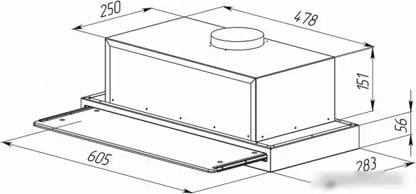 Кухонная вытяжка Zigmund & Shtain K 015.6 W - фото товара