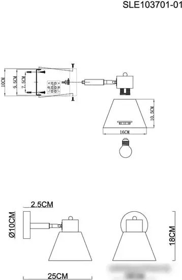 Бра Evoluce Buve SLE103701-01 – фото товара