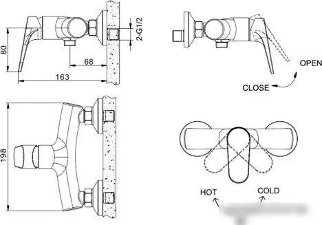Смеситель Bravat Eier F9191238CP-01 - фото товара