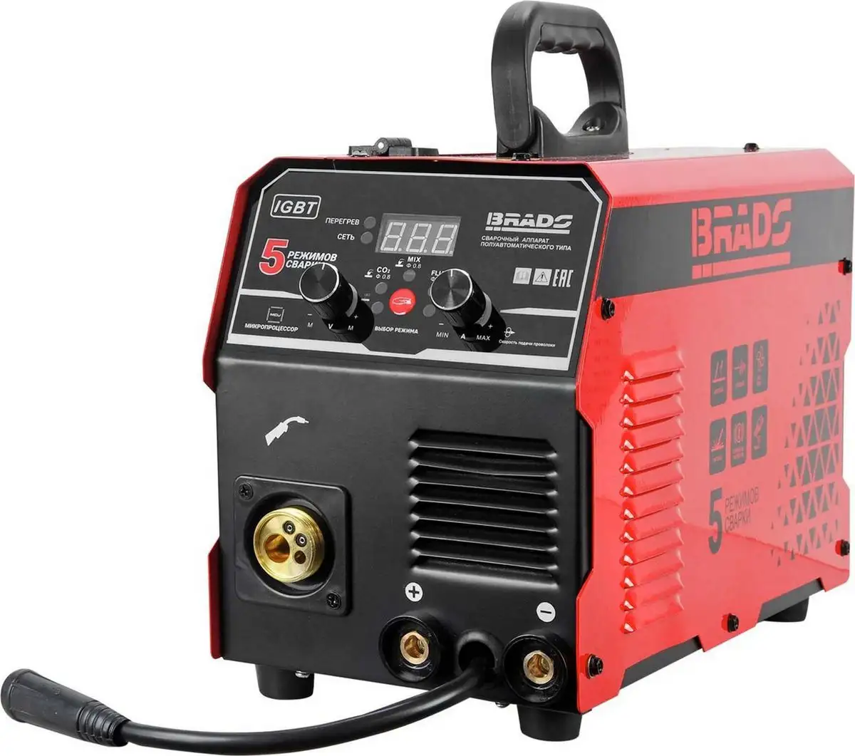 Сварочный инвертор Brado MIG/MMA-220L-24 – фото товара