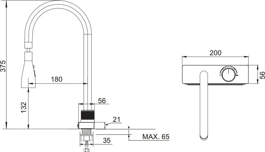 Смеситель РМС SUS130PVD-017F-2 - фото товара