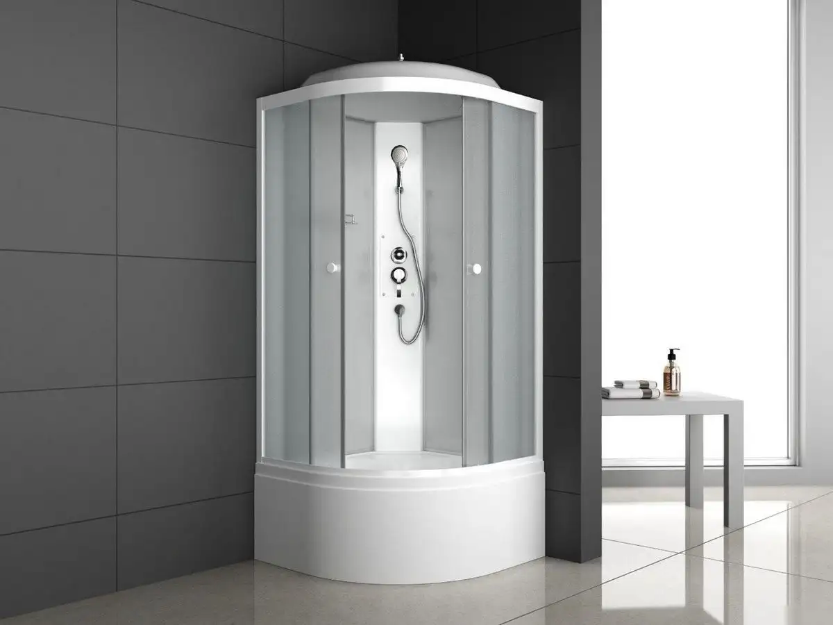 Душевая кабина Oda 8500BM (белый/матовое стекло) - фото товара