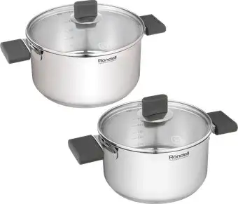 Набор кастрюль Rondell Quadro (3.1л+5.1л)
