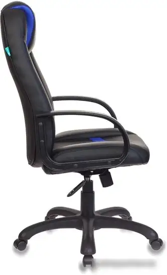 Кресло Бюрократ VIKING-8/BL+BLUE (черный/синий) – фото товара