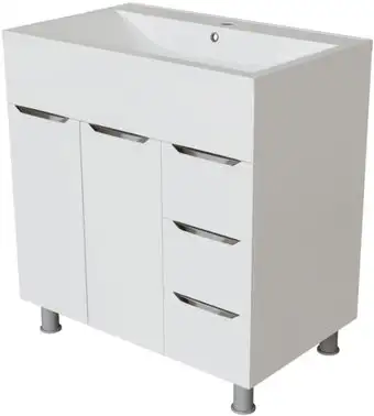 Mixline Тумба под умывальник Этьен-80 553899 – изображение в каталоге