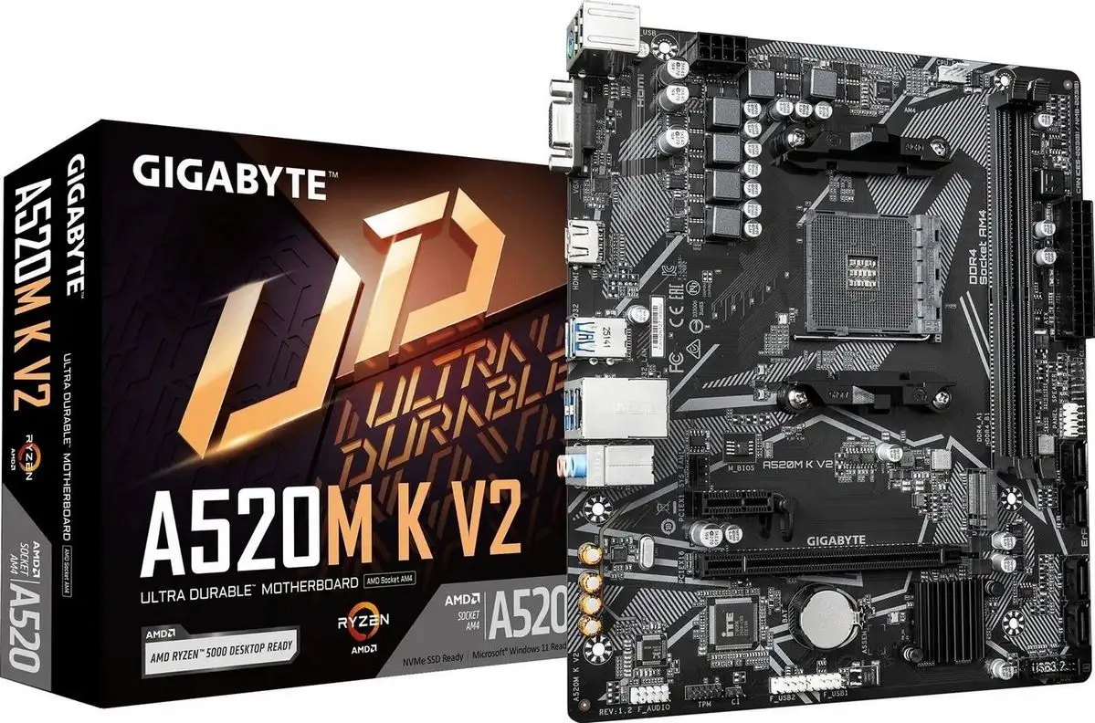 Gigabyte A520M K V2 (rev. 1.2) – фото товара