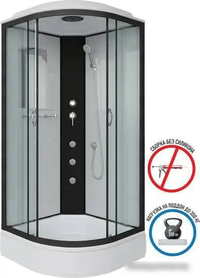 Душевая кабина Niagara NG-6703-14G 80x80x215 - фото товара