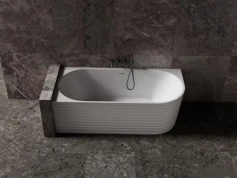 Ванна Abber Stein AS9651 L (белый матовый) - фото товара