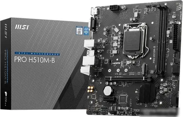 Материнская плата MSI Pro H510M-B – фото товара