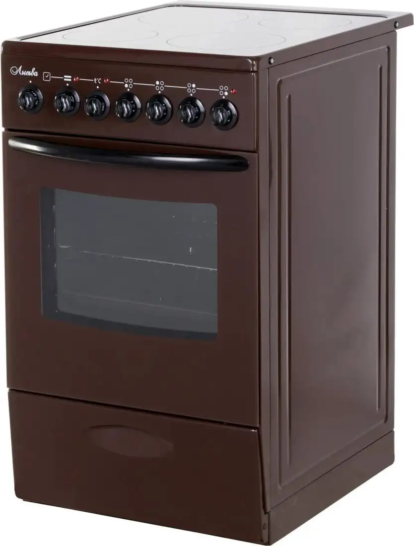 Кухонная плита Лысьва EF4006MK00 (без крышки, коричневый) — фото товара