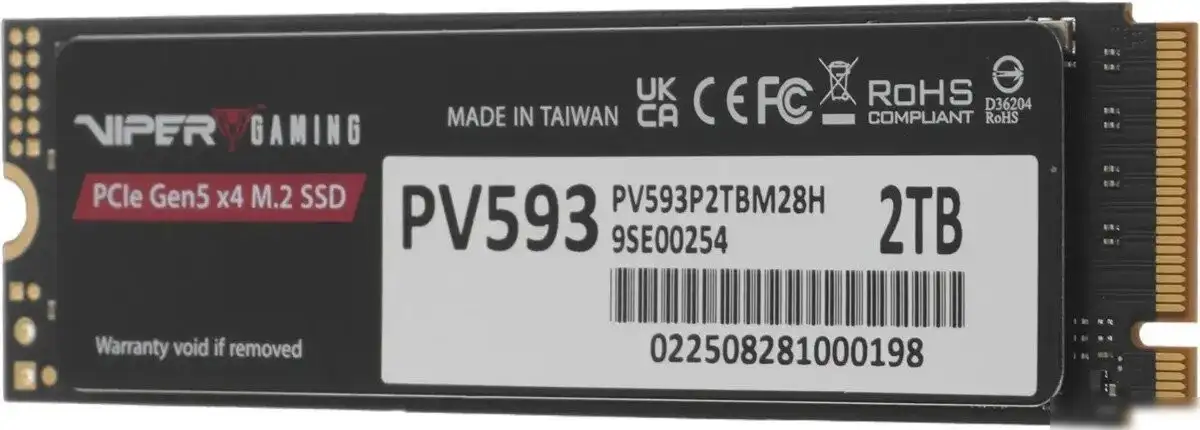 SSD Patriot Viper VP593 2TB PV593P2TBM28H – фото товара