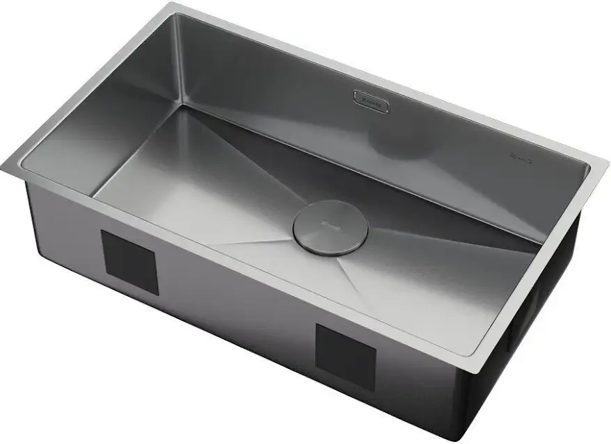 Кухонная мойка ZorG Zerox 74 U / IF Steel - фото товара