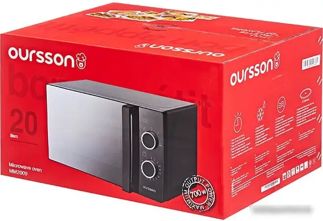 Микроволновая печь Oursson MM2009/BL – фото товара