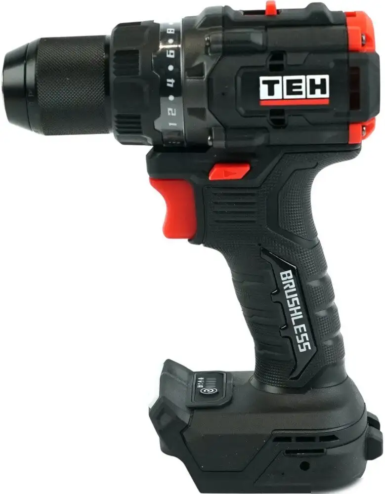 Дрель-шуруповерт TEH TDBL1020-2B (с 2-мя АКБ, кейс) – фото товара