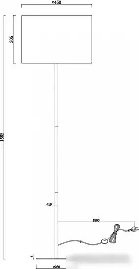 Торшер Moderli Tropic V11008-F – фото товара