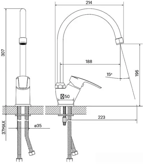 Смеситель IDDIS Ray RAYSB00i05 - фото товара