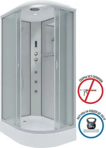 Душевой уголок Niagara NG-3312-14LF 120x80x215 (матовое стекло) - изображение в каталоге