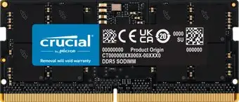 Оперативная память Crucial 8ГБ DDR5 SODIMM 5600 МГц CT8G56C46S5 – изображение в каталоге