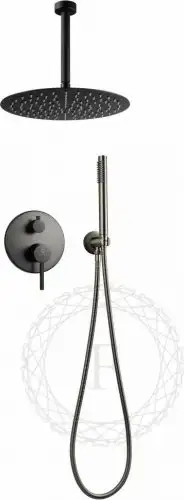 Душевая система Filarete Roun FL1024 (графит)