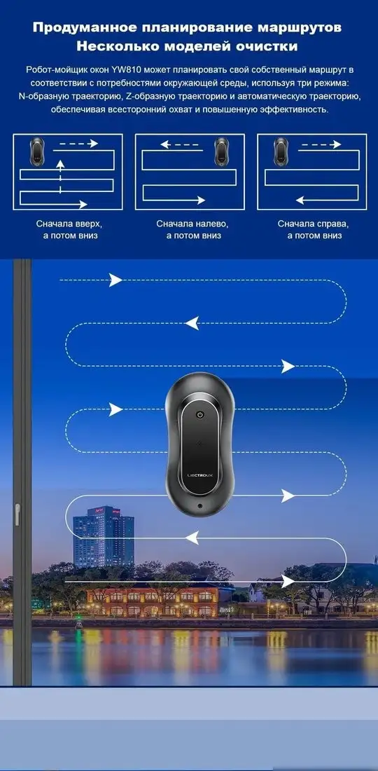 Робот для мытья окон Liectroux YW810 - фото товара