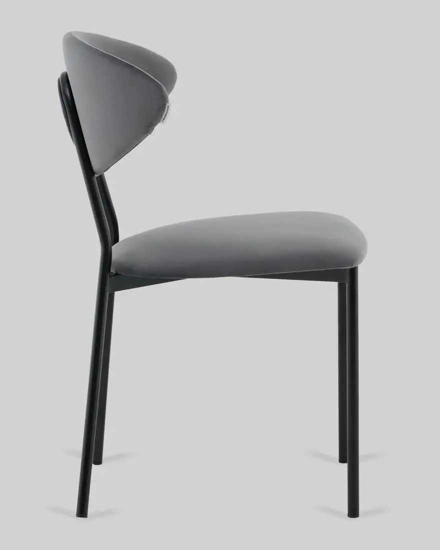Стул Stool Group Квинси vd-kvinsy-b27 (велюр темно-серый)