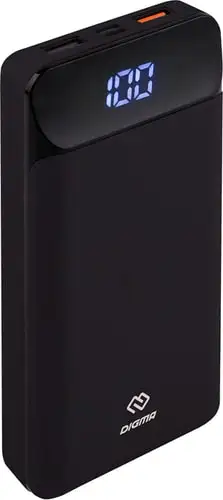 Портативное зарядное устройство Digma DG-20000-PL-BK – изображение в каталоге