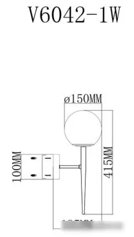 Бра Moderli Scrumbel V6043-1W – фото товара