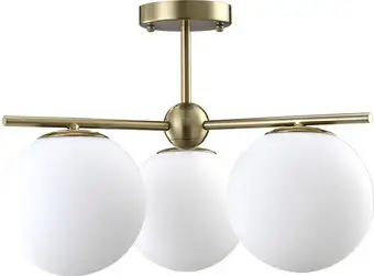 Люстра средней высоты Crystal Lux FELIZ SP-PL3 BRONZE/WHITE – изображение в каталоге