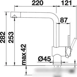 Смеситель Blanco Linus Silgranit (кофе) [516707] - фото товара