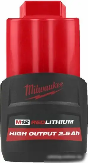 Аккумулятор Milwaukee M12 M12HB2.5 4932480164 (12В/2.5 Ач) – фото товара