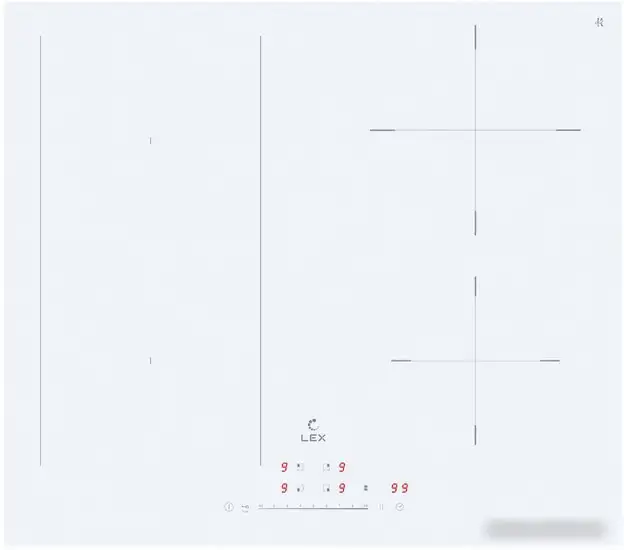 Варочная панель LEX EVI 641A WH