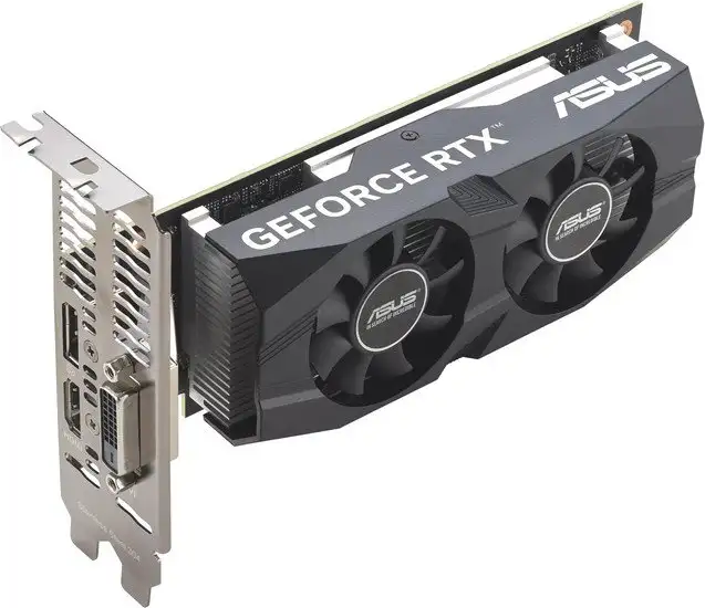 Видеокарта ASUS Dual GeForce RTX 3050 LP BRK OC Edition 6GB GDDR6 RTX3050-O6G-LP-BRK – фото товара