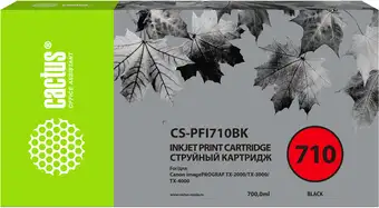Картридж CACTUS CS-PFI710BK (аналог Canon PFI-710 BK) – изображение в каталоге