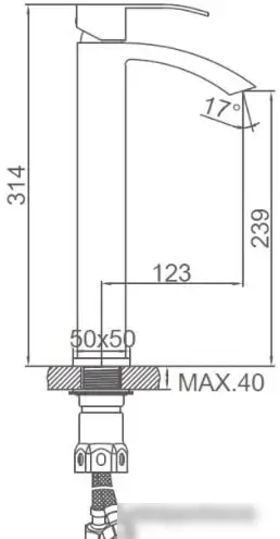 Смеситель Ledeme L71117 - фото товара