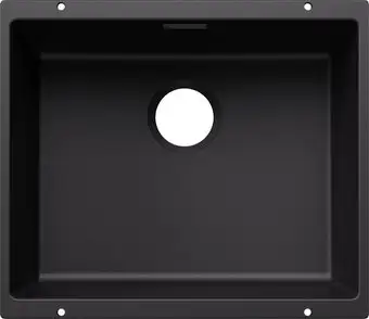 Кухонная мойка Blanco Subline 500-U Coloured Components 527794 (черный) - изображение в каталоге