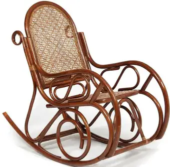 Кресло-качалка TetChair Milano без подушки (орех) – изображение в каталоге