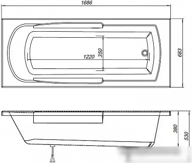 Ванна Aquanet Extra 170x70 - фото товара