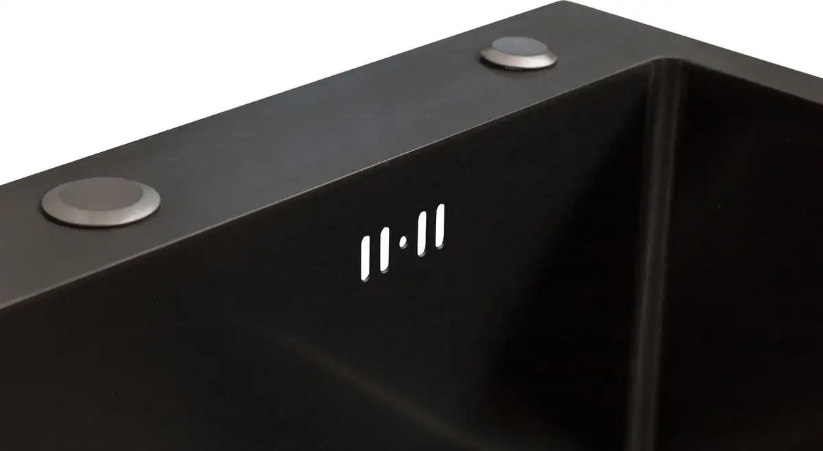 Кухонная мойка Blantek FS-5848B Nano black ECO (+501F40-B) - фото товара