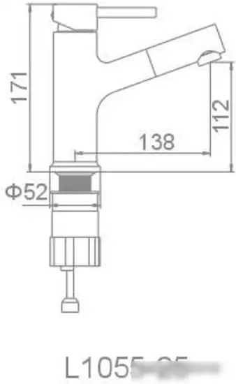 Смеситель Ledeme l1055-25 - фото товара