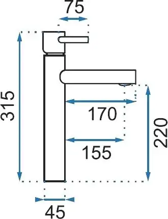 Смеситель Rea Tess REA-B8800 (хром) - фото товара
