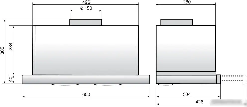 Кухонная вытяжка Elikor Интегра S2 60Н-700-В2Д (нержавеющая сталь) - фото товара