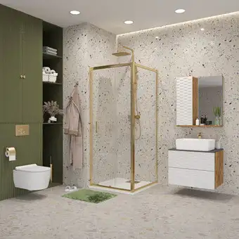 Душевой уголок Niagara NG-42-9AG-A100G 90x100x190 - изображение в каталоге